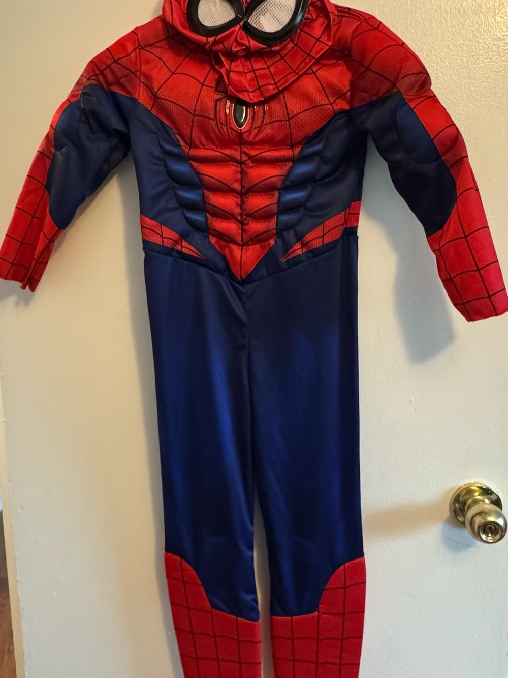 Marvel Red and Blue Spider-Man Kids Costume Jumpsuit